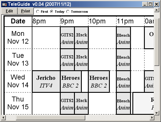 TeleGuide preview.