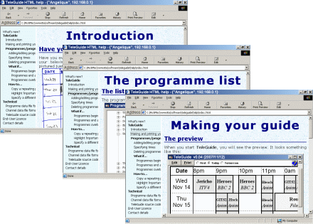 User guide in MSIE montage